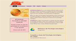 Desktop Screenshot of api-ediciones.com