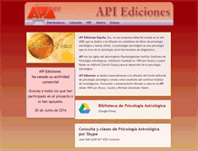 Tablet Screenshot of api-ediciones.com